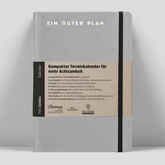 Ein guter Plan - PRO Zeitlos Grau - WERTE FREUNDE