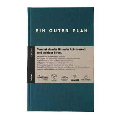 Ein guter Plan - Zeitlos Petrol - WERTE FREUNDE