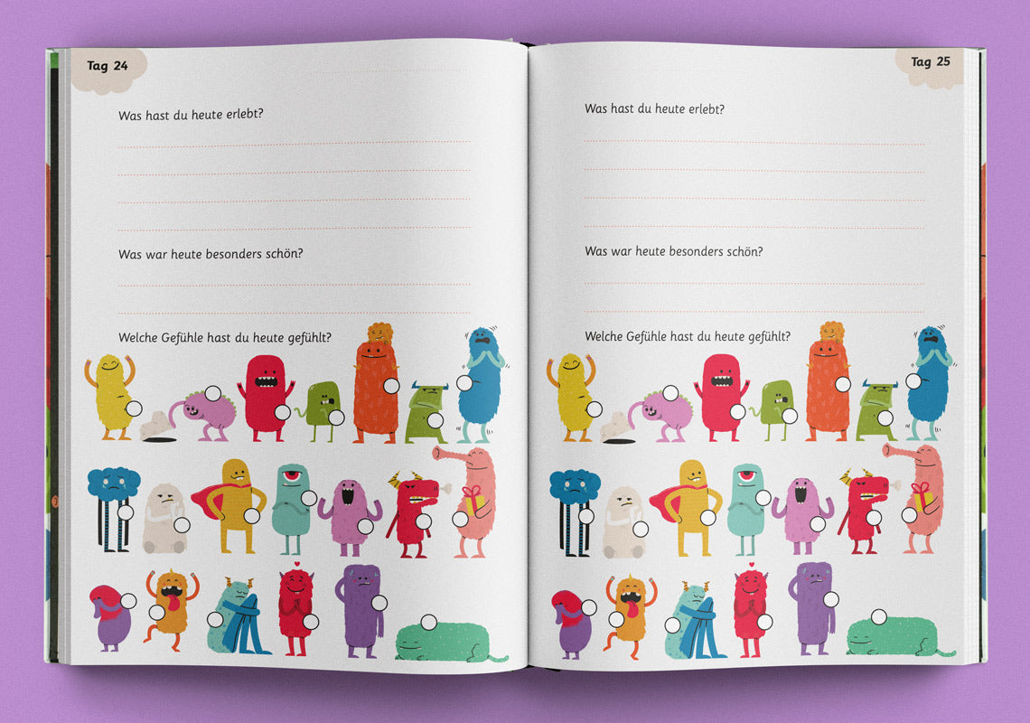 Ein gutes Gefühl - Gefühlstagebuch für Kinder - WERTE FREUNDE