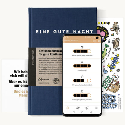 Eine gute Nacht - Nachtblau - WERTE FREUNDE