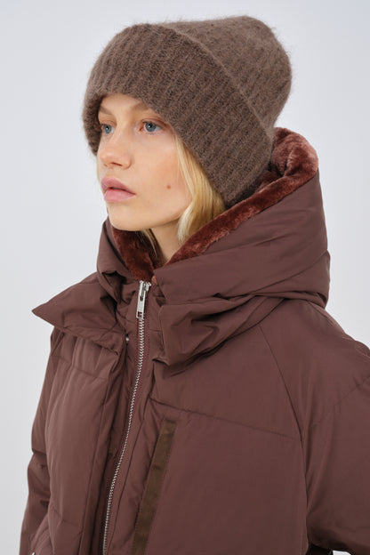 embassy - LYNDON PUFFER JACKET FRENCH ROAST - WERTE FREUNDE