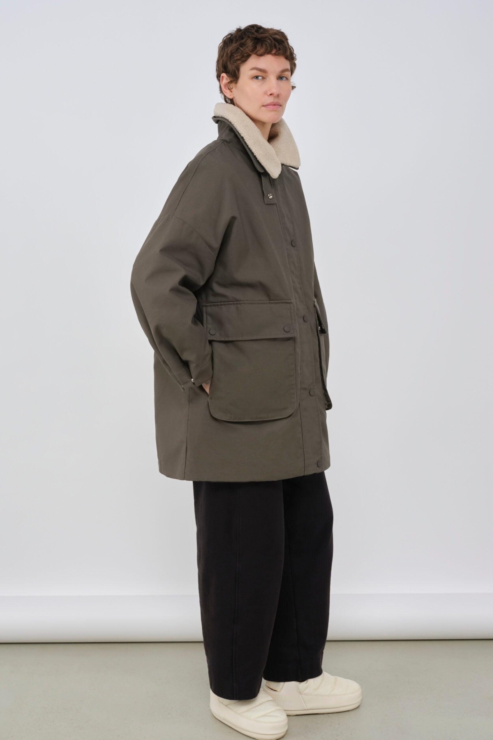 embassy - MAINE PARKA OLIVE - WERTE FREUNDE