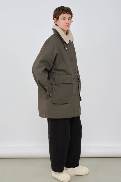 embassy - MAINE PARKA OLIVE - WERTE FREUNDE