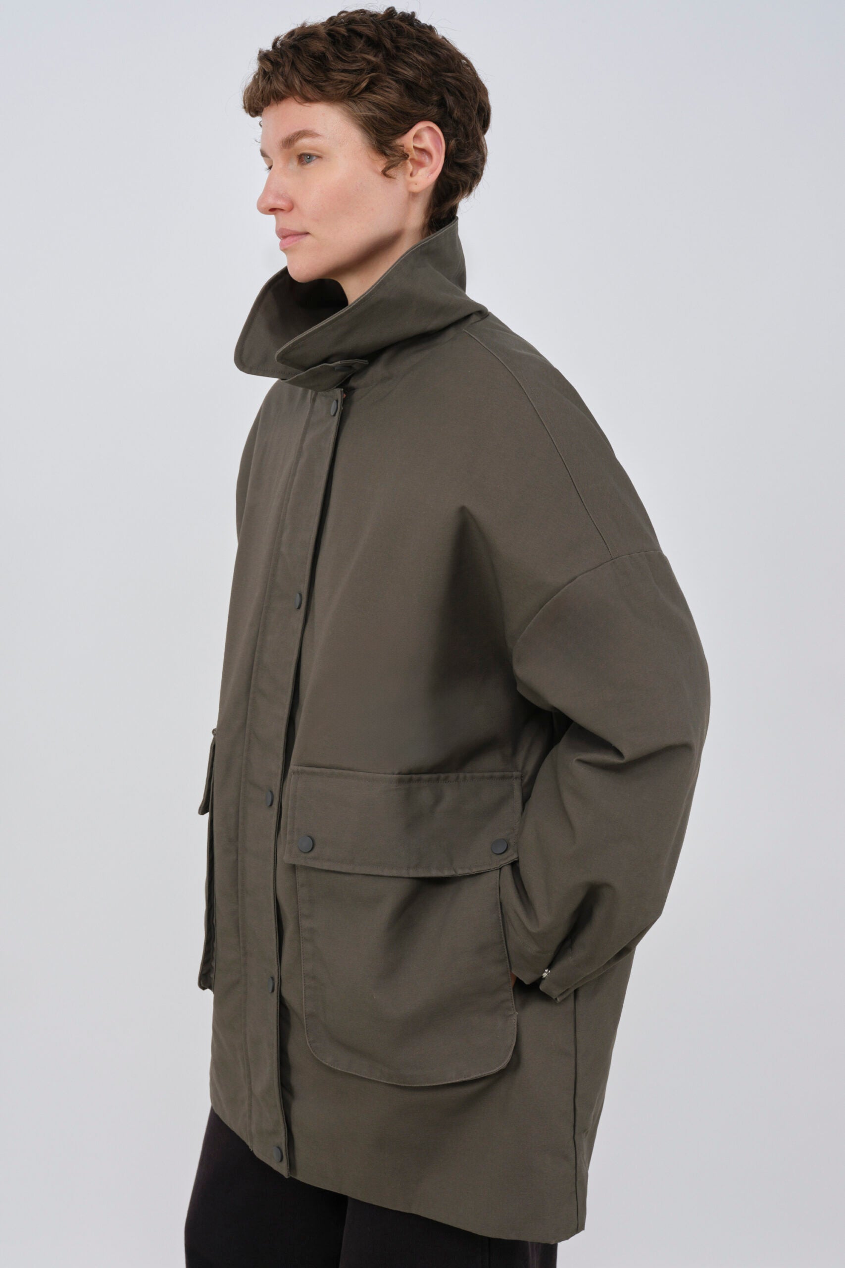embassy - MAINE PARKA OLIVE - WERTE FREUNDE