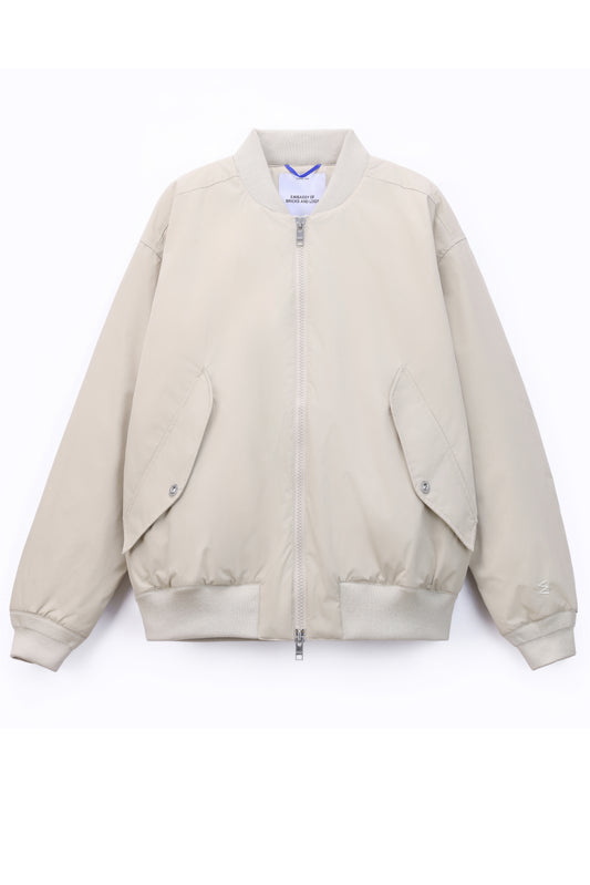 embassy - SALIA BOMBER JACKET DARK SAND - WERTE FREUNDE