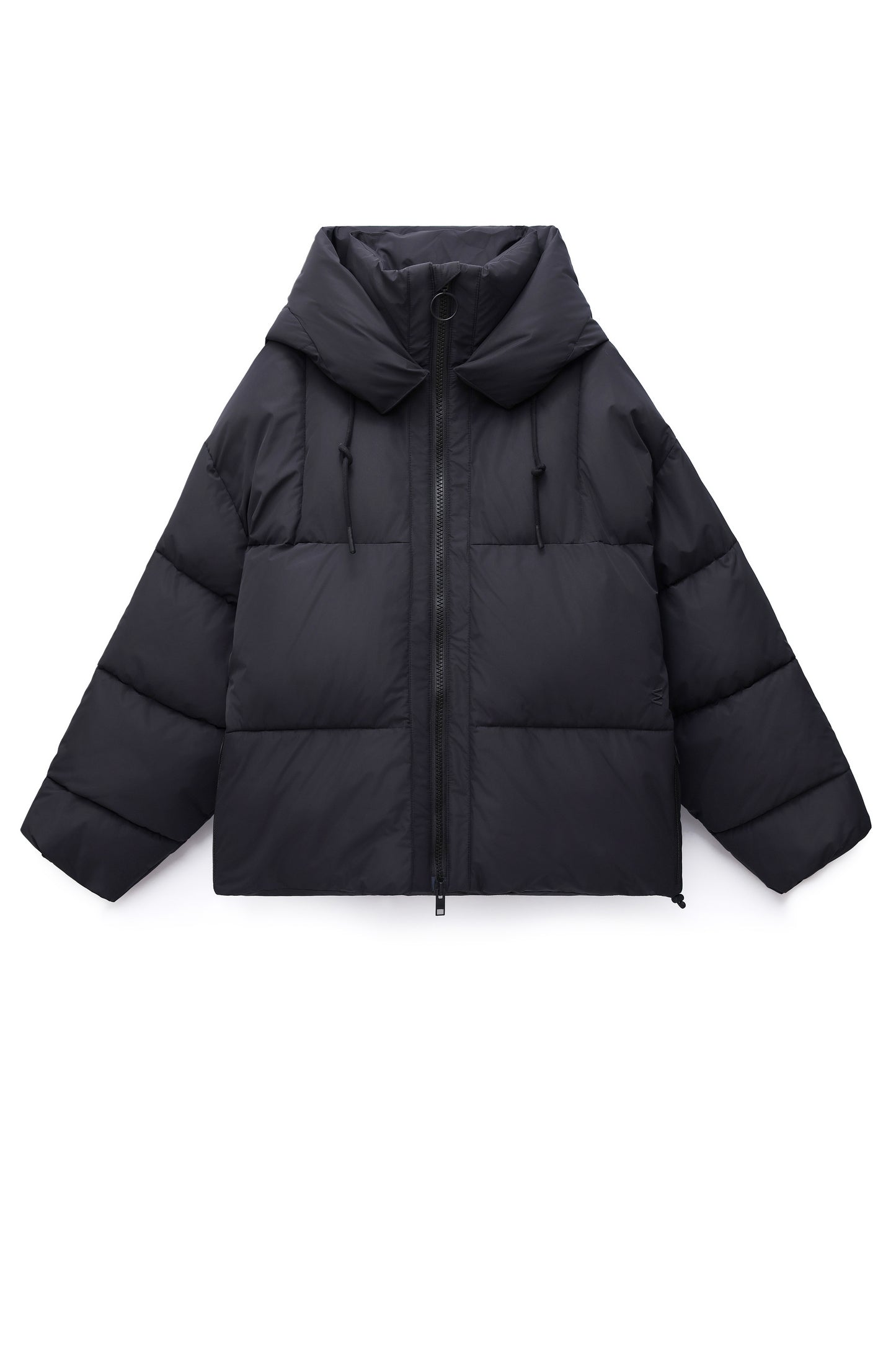 embassy - ZONZA PUFFER JACKET BLACK - WERTE FREUNDE
