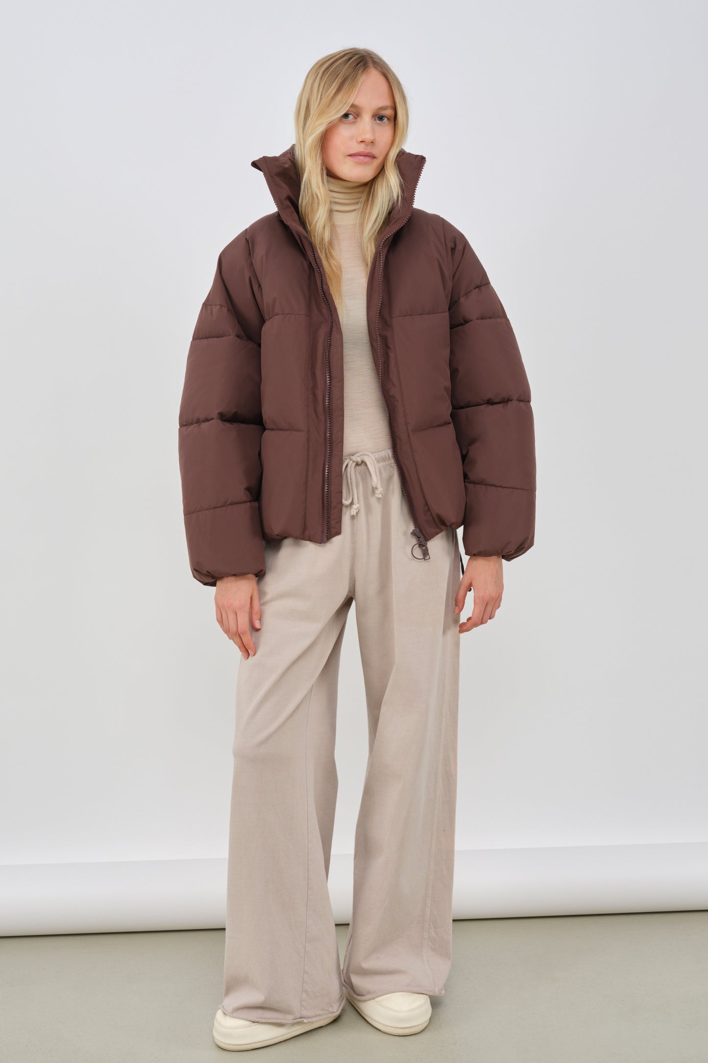 embassy - ZONZA PUFFER JACKET FRENCH ROAST - WERTE FREUNDE