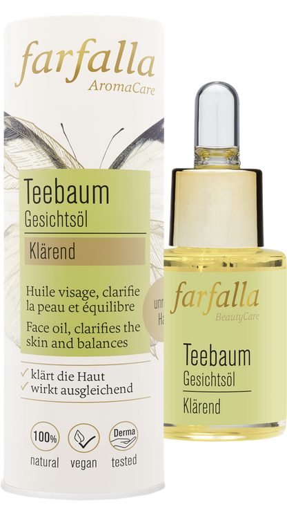 farfalla - Teebaum Gesichtsöl 15 ml