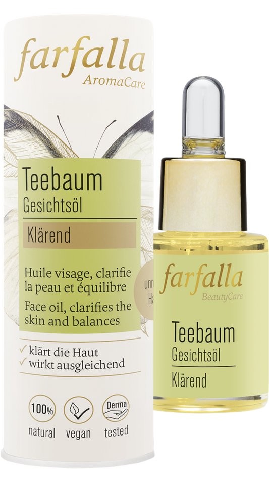 farfalla - Teebaum Gesichtsöl 15 ml