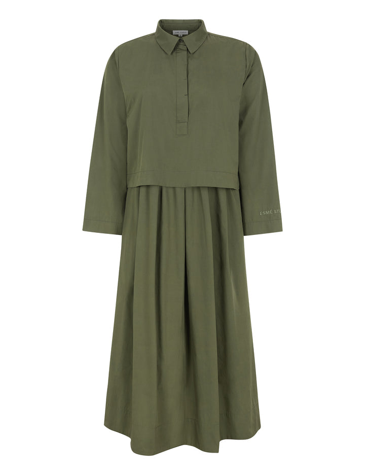 esmé studios - ESAmira Dress Winter Moss - WERTE FREUNDE