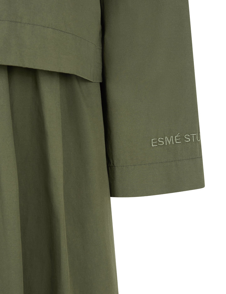 esmé studios - ESAmira Dress Winter Moss - WERTE FREUNDE