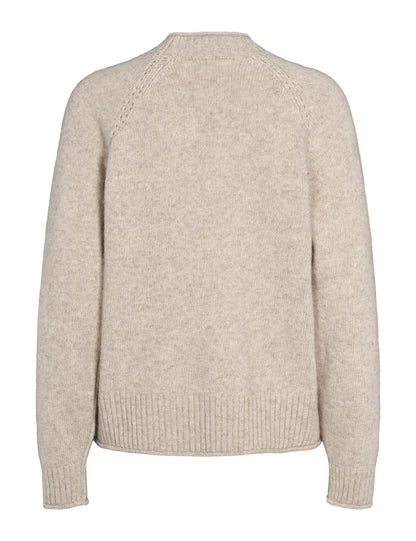 esmé studios - ESElida Raglan Knit Sand Melange - WERTE FREUNDE