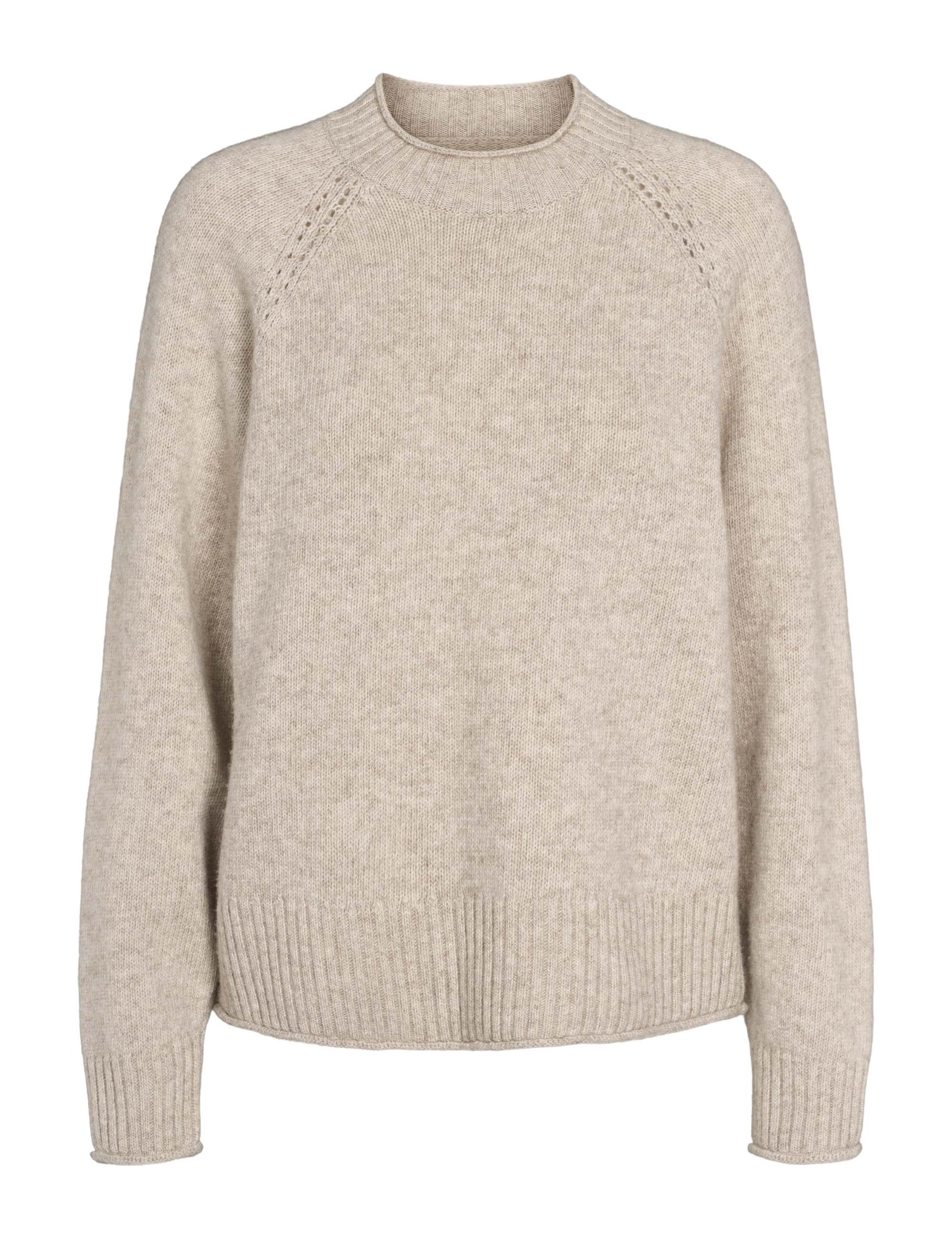 esmé studios - ESElida Raglan Knit Sand Melange - WERTE FREUNDE
