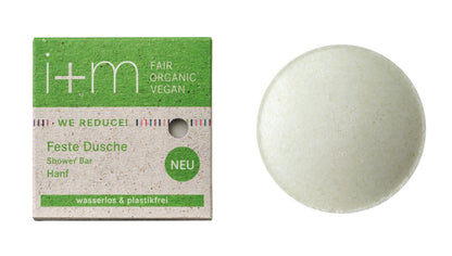 i+m - WE REDUCE! Feste Dusche Shower-Bar Hanf - 50 g - WERTE FREUNDE