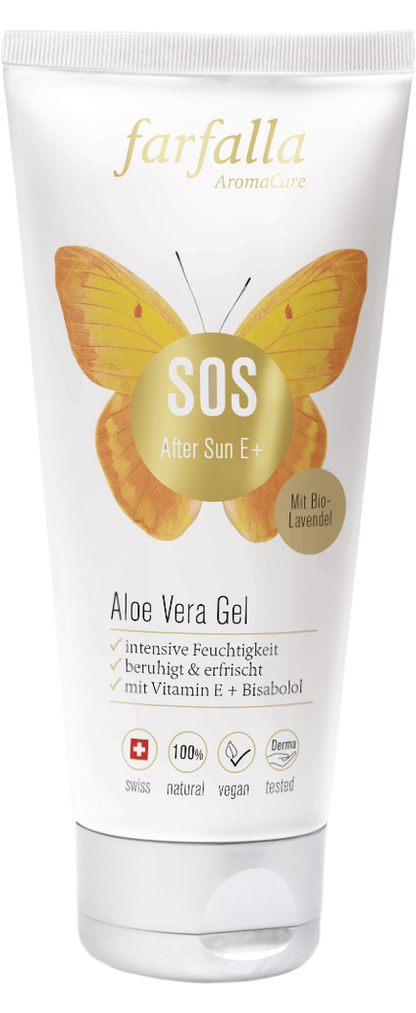 farfalla - SSOS After Sun E+ Aloe Vera Gel 100 ml - WERTE FREUNDE