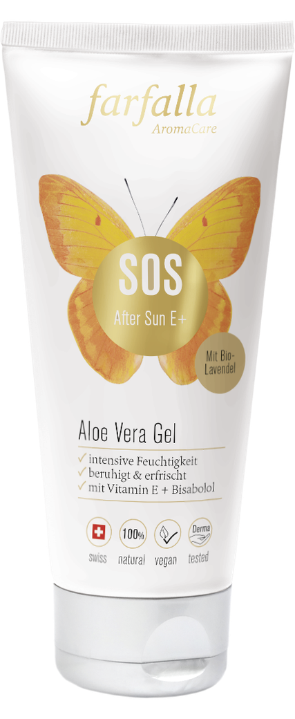 farfalla - SSOS After Sun E+ Aloe Vera Gel 100 ml - WERTE FREUNDE
