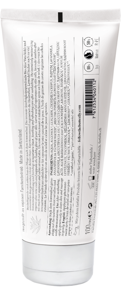 farfalla - SSOS After Sun E+ Aloe Vera Gel 100 ml - WERTE FREUNDE