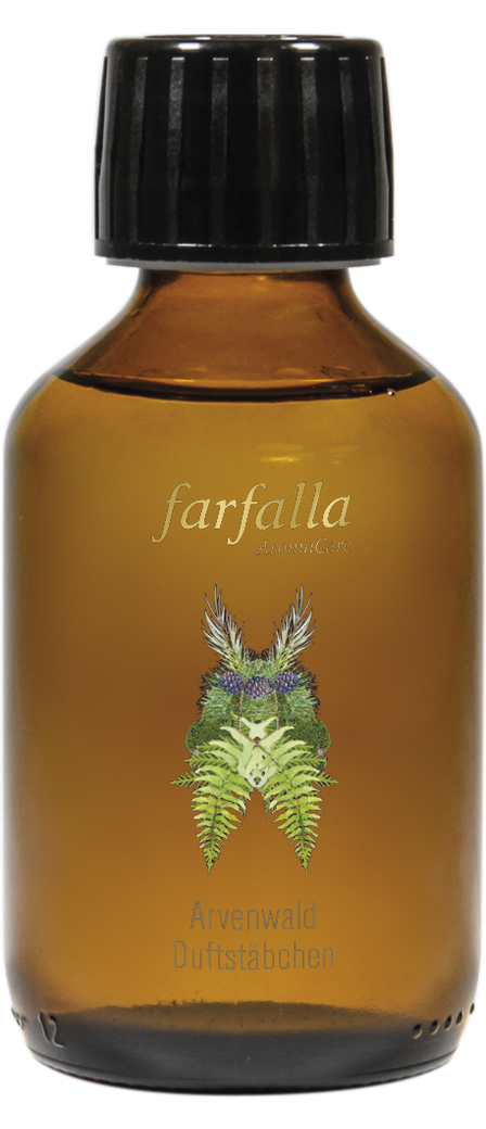 farfalla - Arvenwald Duftstäbchen Aroma Ambiance Nachfüllung 150 ml - WERTE FREUNDE