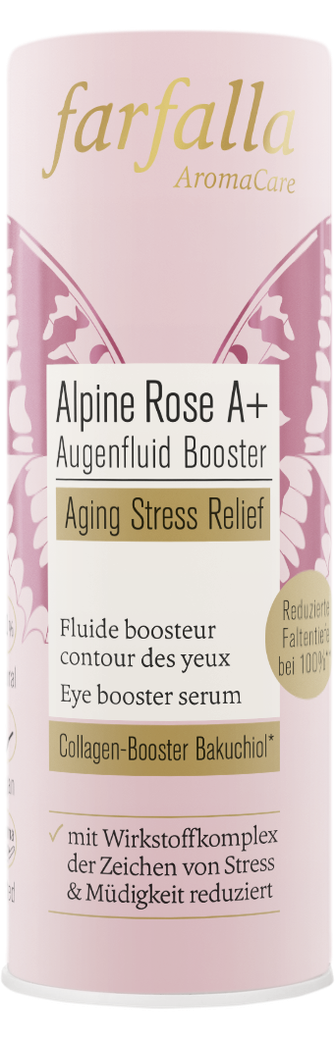 farfalla - Alpine Rose A+ Augenfluid Booster 10 ml - WERTE FREUNDE