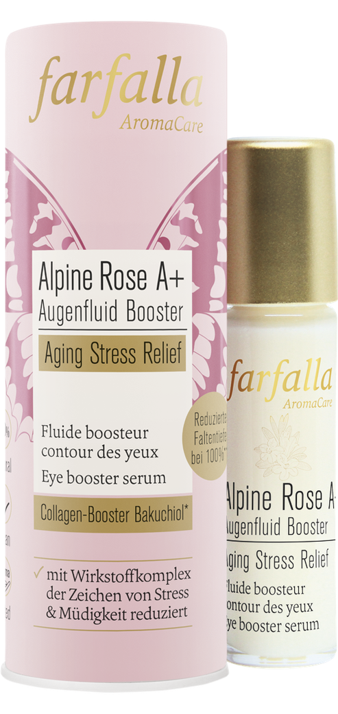 farfalla - Alpine Rose A+ Augenfluid Booster 10 ml - WERTE FREUNDE