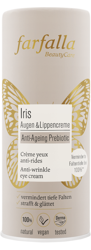 farfalla - Iris Anti-Ageing Prebiotic, Augen- & Lippencreme 15 ml - WERTE FREUNDE