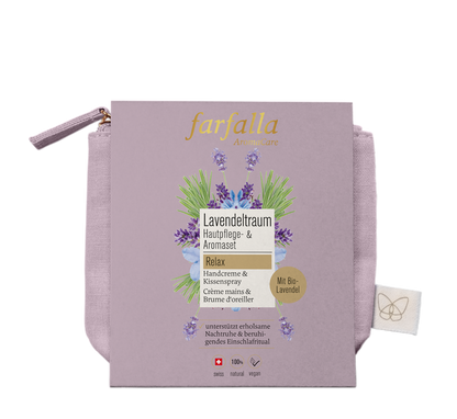 farfalla - Lavendeltraum Hautpflege- & Aromaset 50ml + 30ml - WERTE FREUNDE