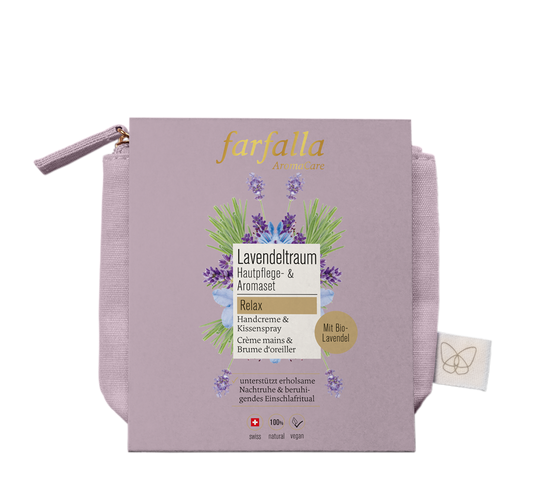 farfalla - Lavendeltraum Hautpflege- & Aromaset 50ml + 30ml - WERTE FREUNDE