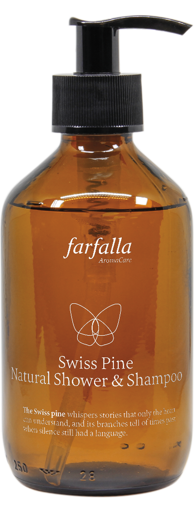 farfalla - Swiss Pine Shower & Shampoo 250 ml - WERTE FREUNDE
