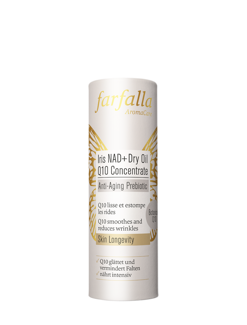 farfalla - Iris NAD+ Dry Oil Q10 Concentrate 15ml - WERTE FREUNDE