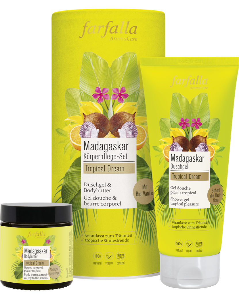 farfalla - Madagaskar Körperpflege-Set Tropical Dream 1 Stk. - WERTE FREUNDE