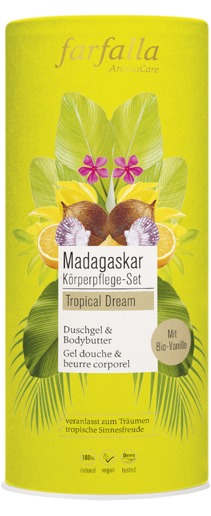 farfalla - Madagaskar Körperpflege-Set Tropical Dream 1 Stk. - WERTE FREUNDE