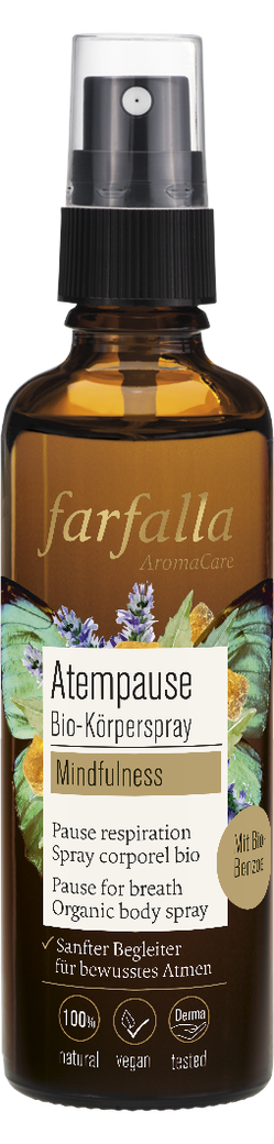 farfalla - Atempause Körperspray 75 ml - WERTE FREUNDE