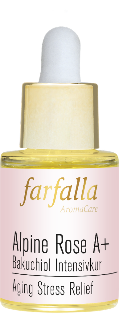 farfalla - Alpine Rose A+ Bakuchiol Intensivkur 15 ml - WERTE FREUNDE