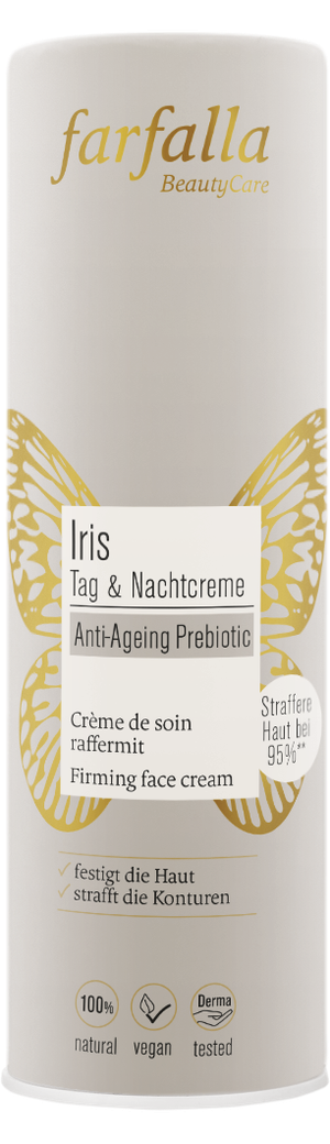 farfalla - Iris Anti-Ageing Prebiotic, Tag & Nachtcreme 30 ml - WERTE FREUNDE