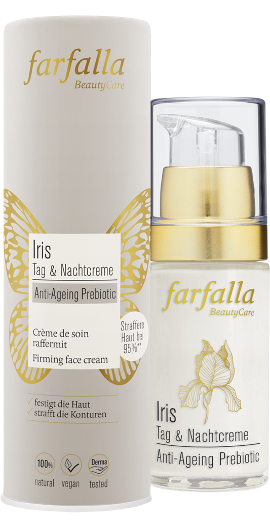 farfalla - Iris Anti-Ageing Prebiotic, Tag & Nachtcreme 30 ml - WERTE FREUNDE
