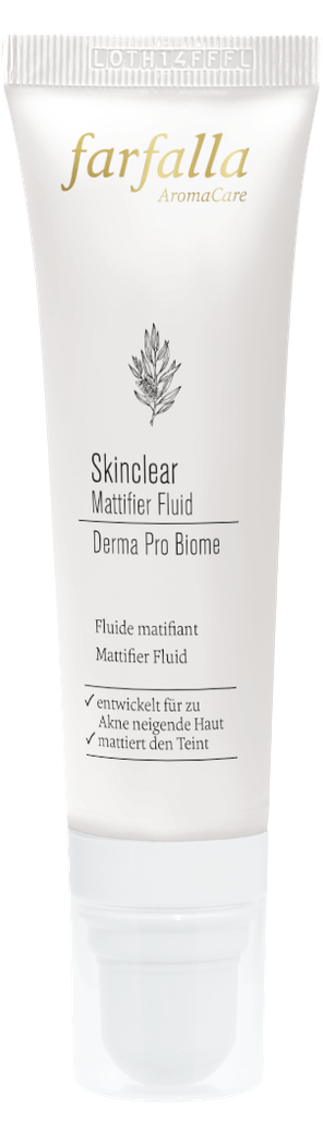 farfalla - Skinclear Mattifier Fluid, Derma Pro Biome 30ml - WERTE FREUNDE