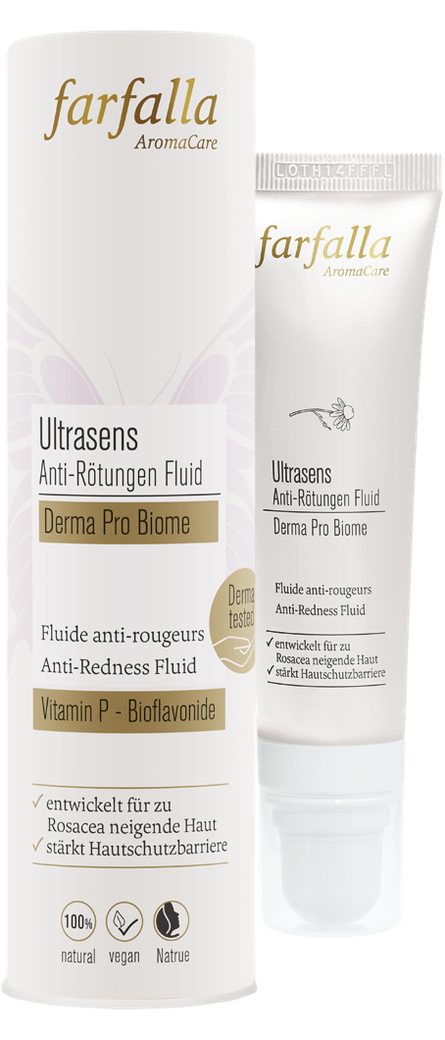 farfalla - Ultrasens Anti-Rötungen Fluid, Derma Pro Biome 30ml - WERTE FREUNDE