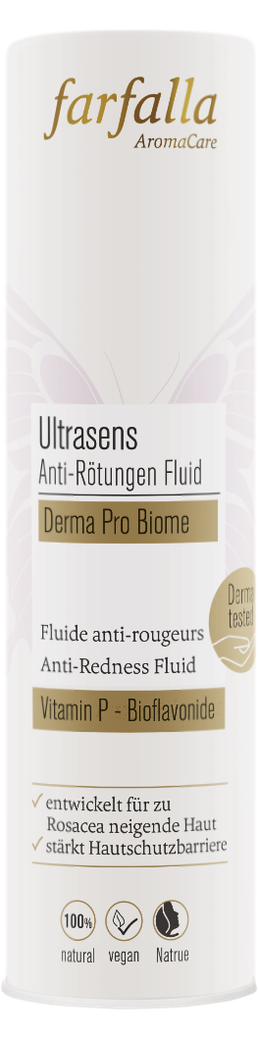farfalla - Ultrasens Anti-Rötungen Fluid, Derma Pro Biome 30ml - WERTE FREUNDE