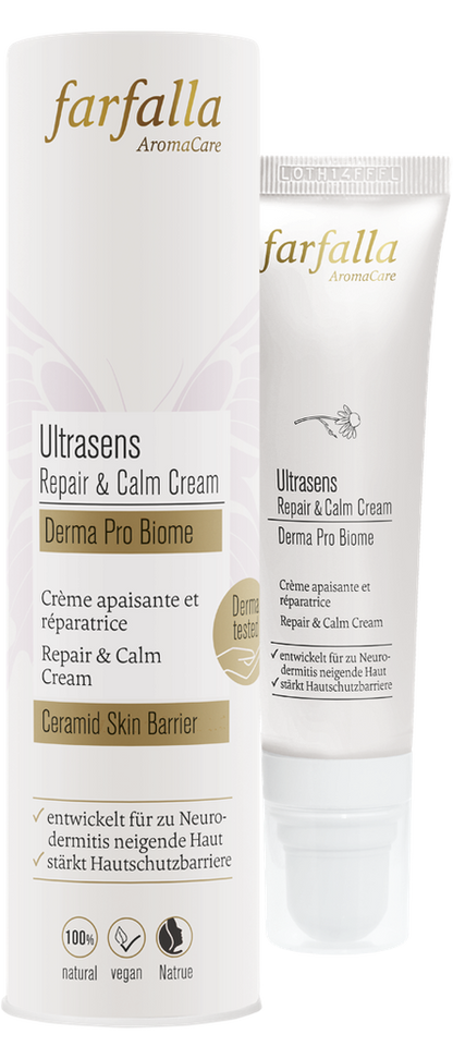 farfalla - Ultrasens Repair & Calm Cream, Derma Pro Biome 30ml - WERTE FREUNDE