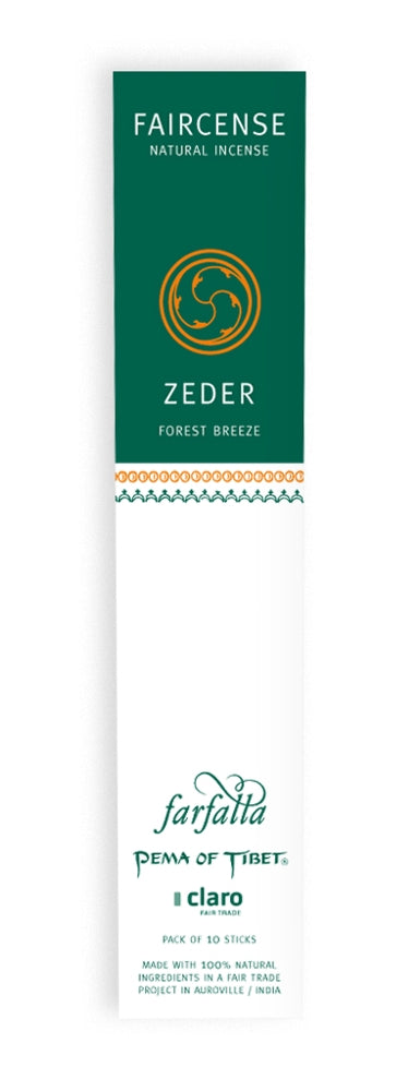 farfalla - Faircense Räucherstäbchen Zeder 1 Stk. - WERTE FREUNDE