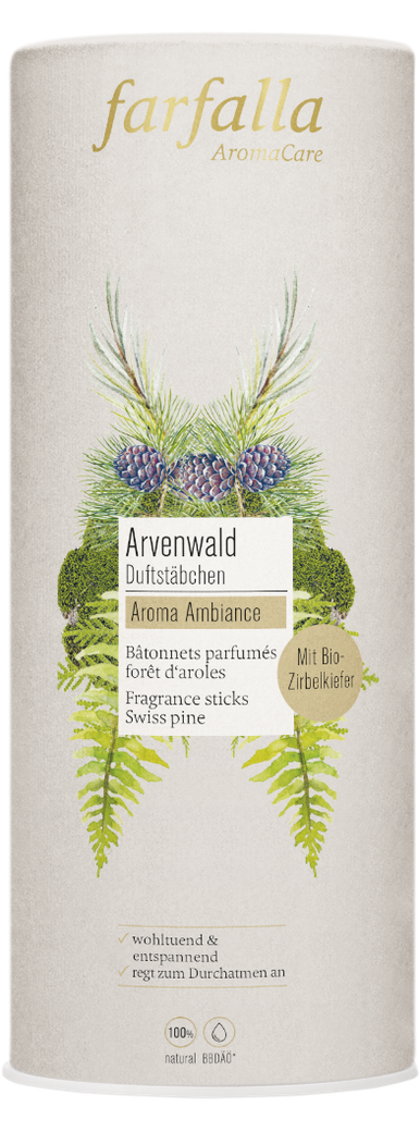 farfalla - Arvenwald Duftstäbchen Aroma Ambiance Set 150 ml - WERTE FREUNDE