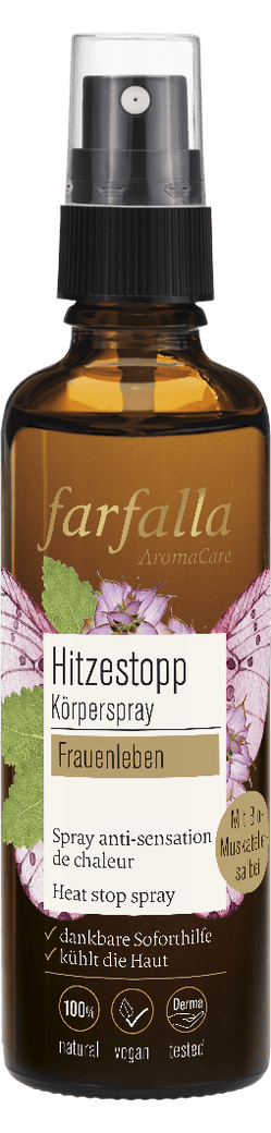 farfalla - Frauenleben Hitzestopp Spray 75ml - WERTE FREUNDE