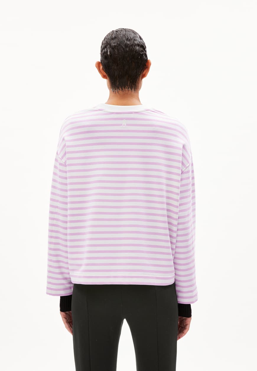 Armedangels - FRANKAA MAARLEN STRIPE Sweatshirt lavender light-undyed