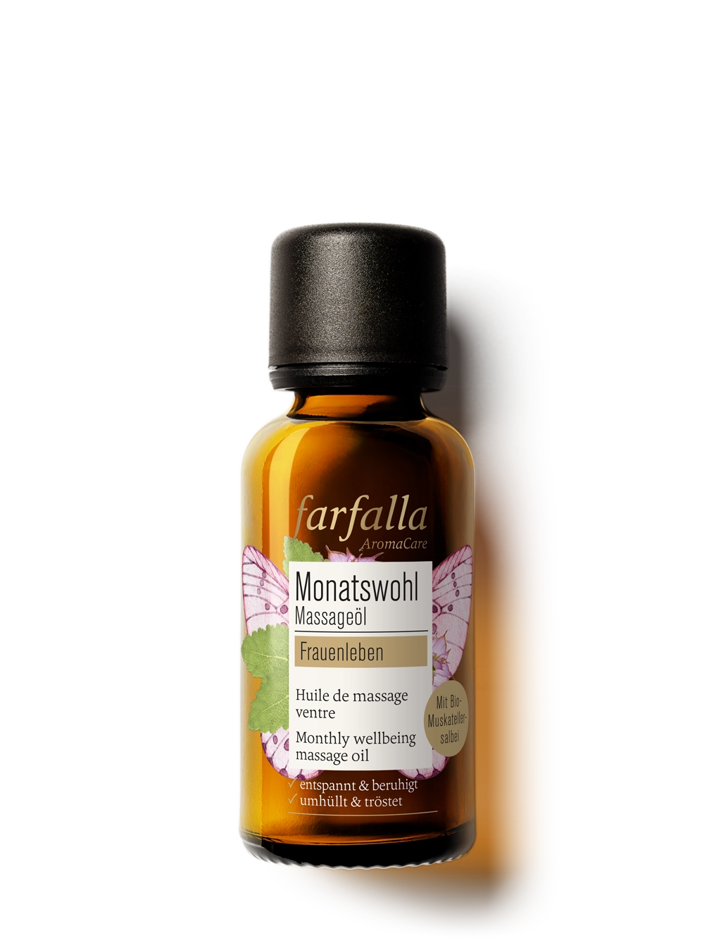 farfalla - Frauenleben Monatswohl Massageöl 30ml