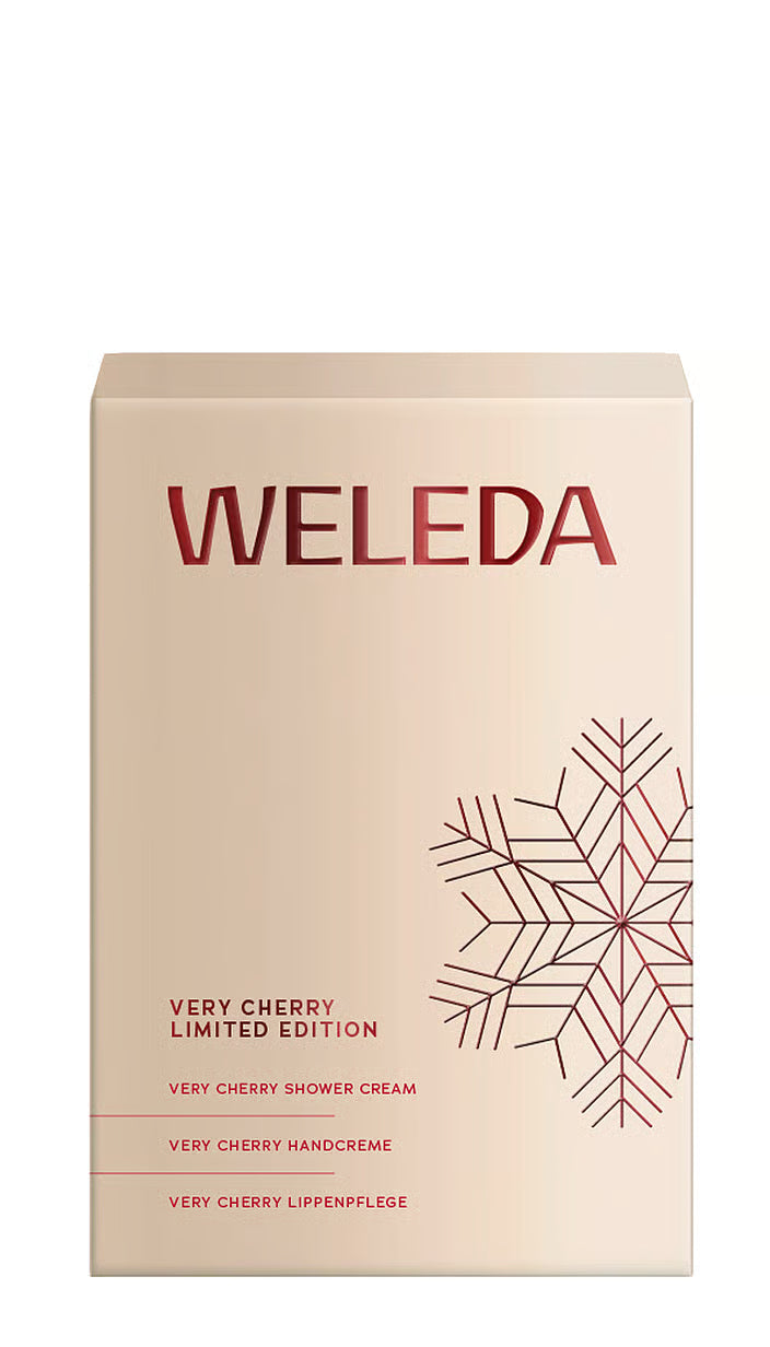 Weleda - Geschenkset Very Cherry Limited Edition Very Cherry Shower & Handcreme & Lippenpflege 1Stk. - WERTE FREUNDE