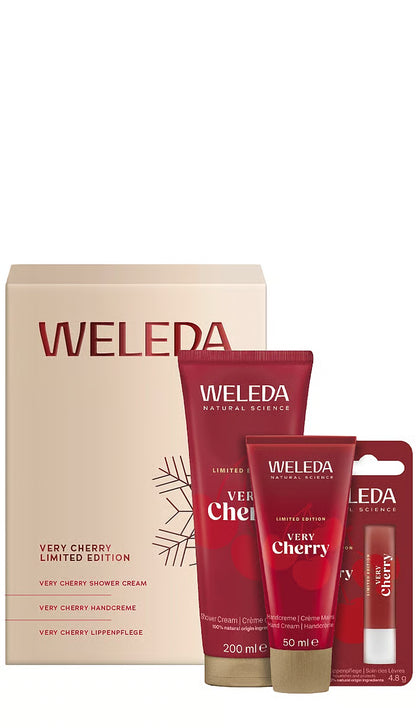 Weleda - Geschenkset Very Cherry Limited Edition Very Cherry Shower & Handcreme & Lippenpflege 1Stk. - WERTE FREUNDE