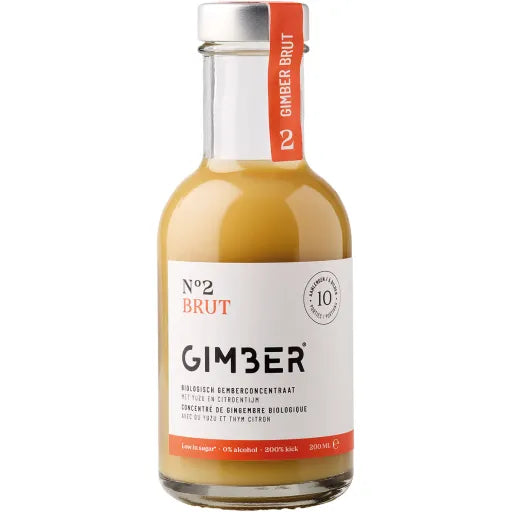 Gimber - Ingwerkonzentrat N°2 Brut 200ml - WERTE FREUNDE