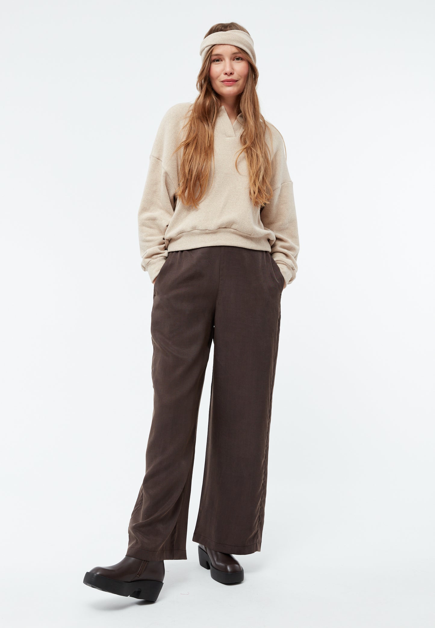 GIVN - GBMarla Coffee Brown (Tencel) - WERTE FREUNDE