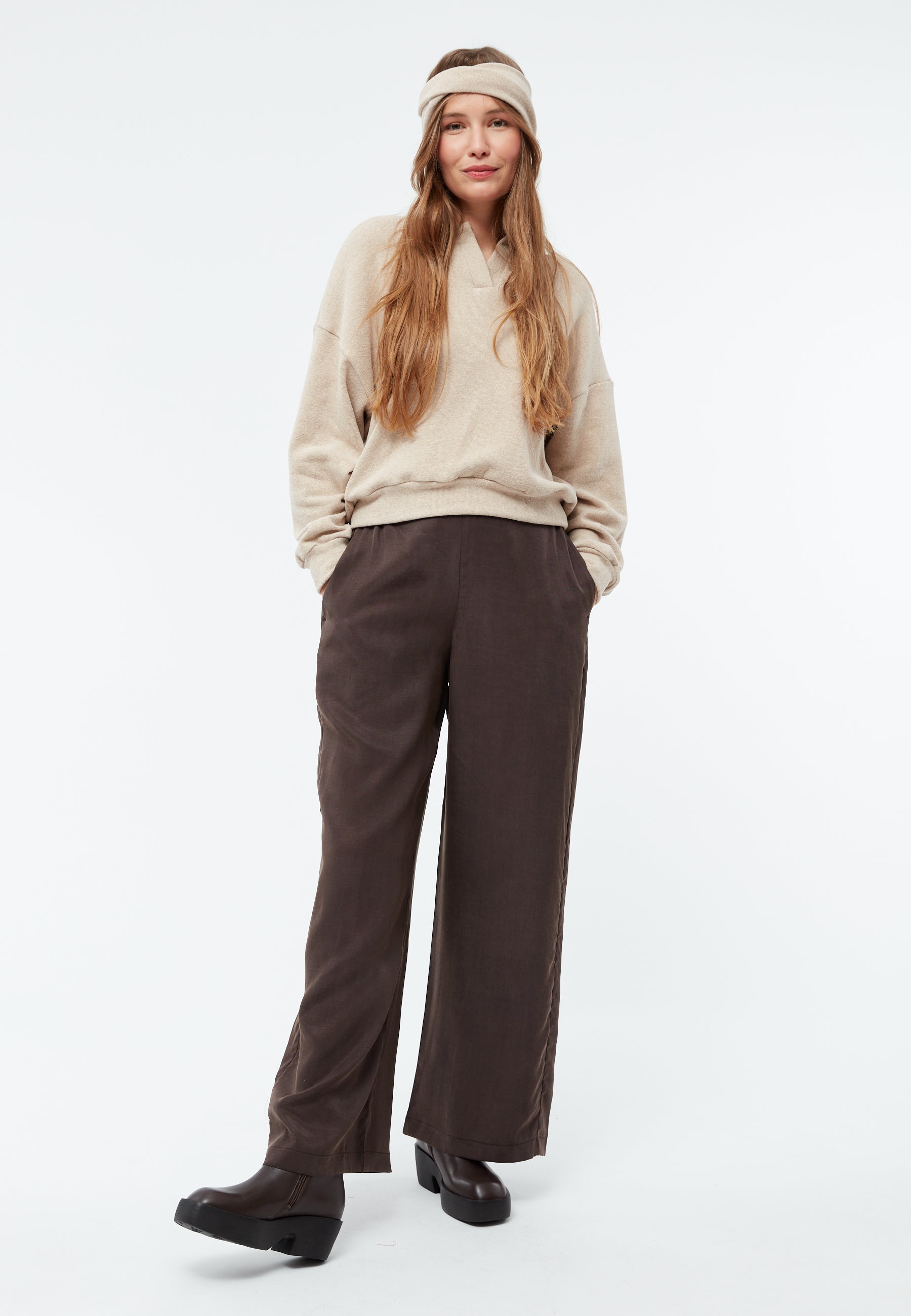 GIVN - GBMarla Coffee Brown (Tencel) - WERTE FREUNDE