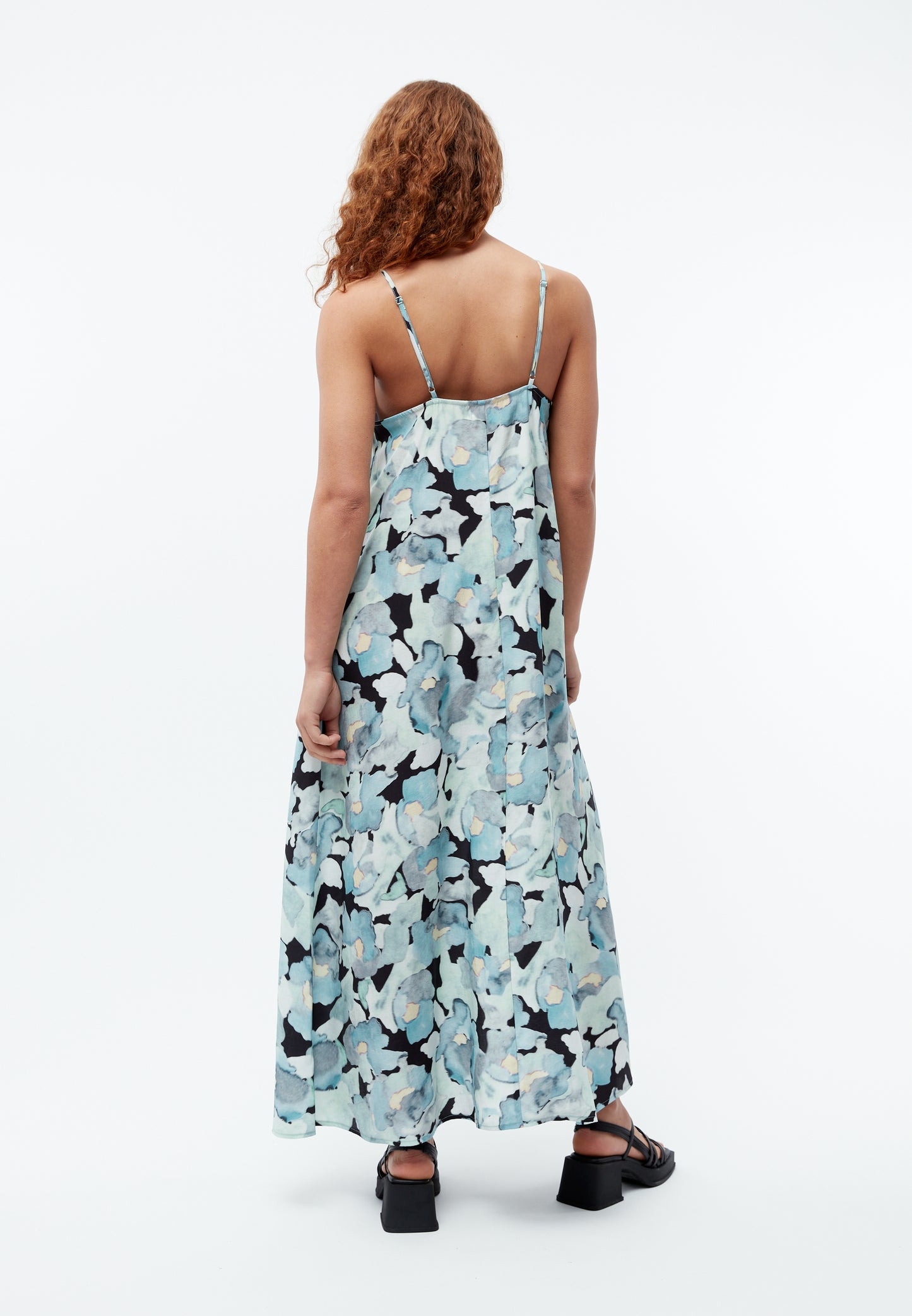 GIVN - Roxie Dress Gentle Blue (Dreamy Florals) - WERTE FREUNDE